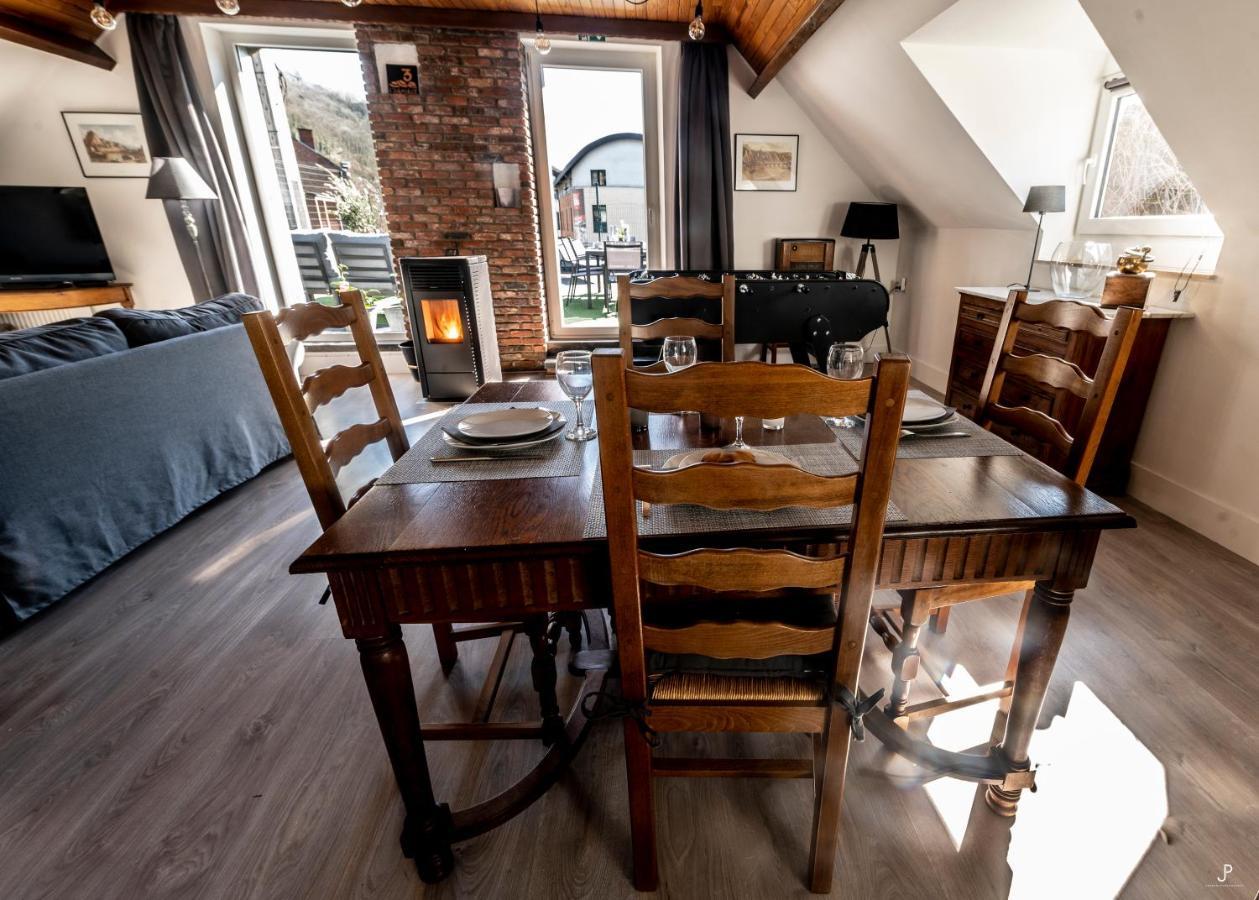 Les 3 Chapeaux Dinant 6P Les Canotiers 4P Avec Terrasse Le Melon 2P Sans Terrasse Zewnętrze zdjęcie